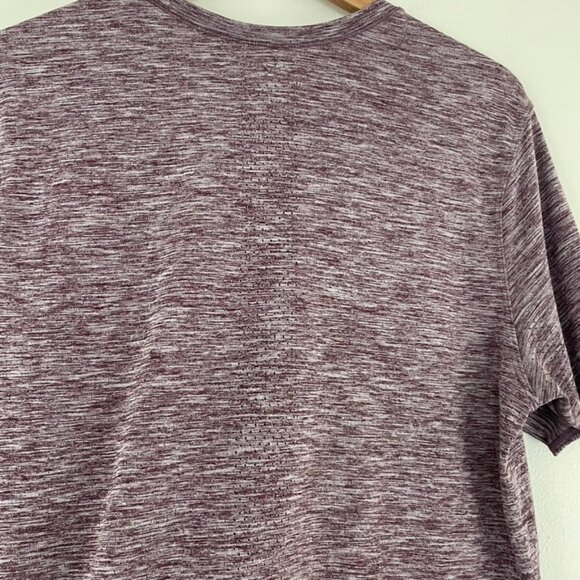 Lululemon Metal Vent Tech Cherry Short Sleeve Seamless Shirt Men's Size Large - Picture 5 of 6